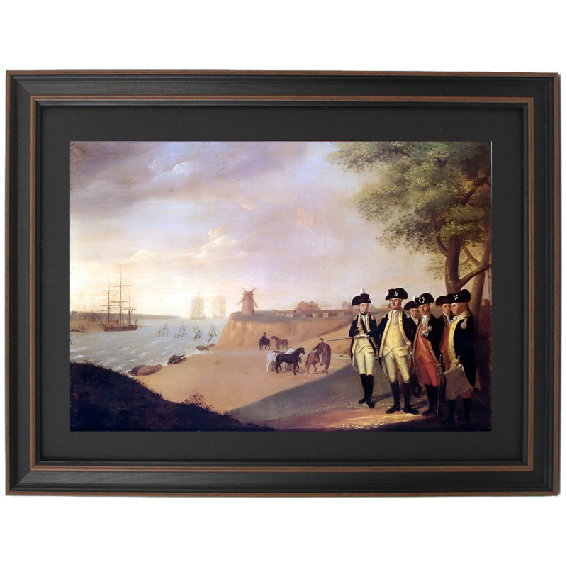 «The Generals At Yorktown» par James Peale, H 25 po x l 36 po