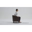 Fauteuil demi-tonneau de 28,74 po Cohmer-36308995