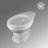 Rear Entry Round for High Tank Pull Chain Toilet Bowl-48170787