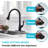 APPASO Pull Down Kitchen Faucet with and with Soap Dispenser-60156332