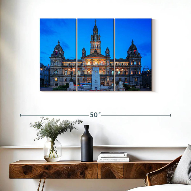 Lilie Glasgow City Chambers, H 24 po x l 38 po