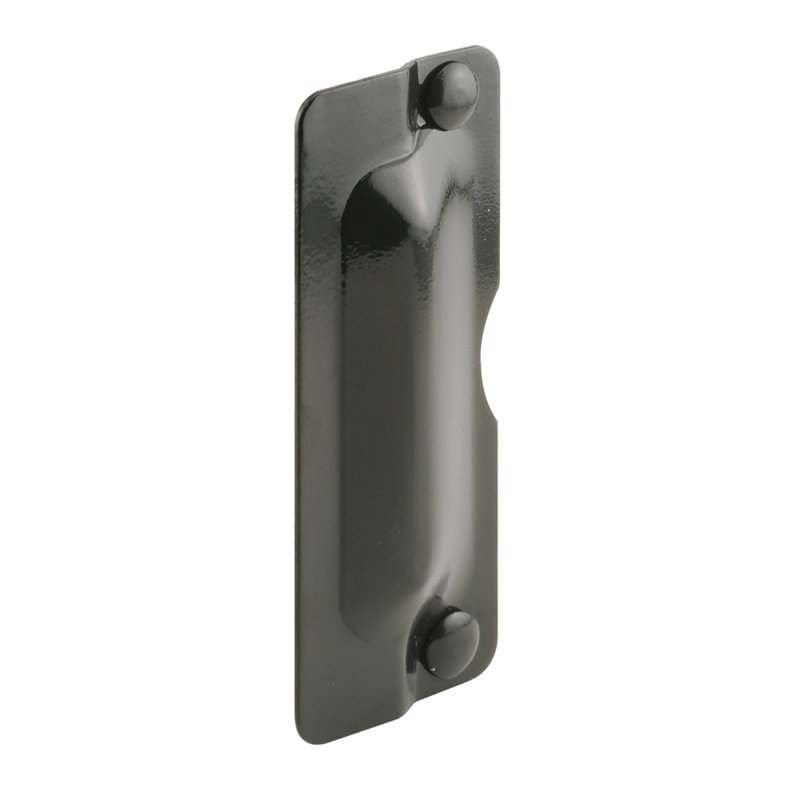 Plaque de protection de loquet - Protection contre l'entrée forcée, facile à installer sur les portes battantes - Bronze (paquet simple)