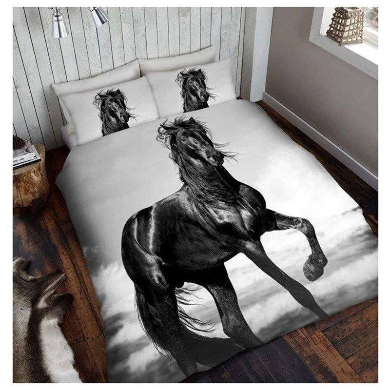 Polyester Duvet Cover Set with Pillowcases, King Duvet Cover + 2 Standard Pillowcases