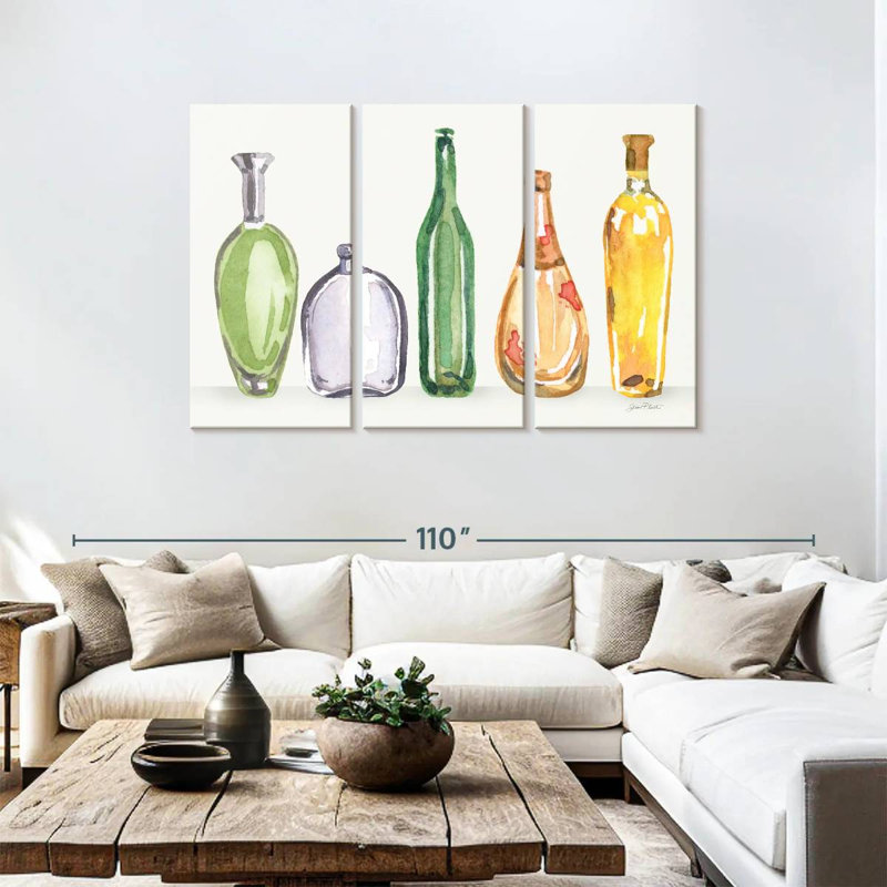 Bouteilles en verre Yarlin, H 48 po x l 74 po