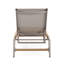 Chaise longue d'extérieur Hargrove Aluminun, siège extérieur en filet, 1 pièce