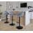 Najrin Adjustable Upholstered Bar Stool with Rounded T Footrest (Set of 2)-103486449