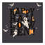 «Happy Halloween», art textuel sur toile tendue