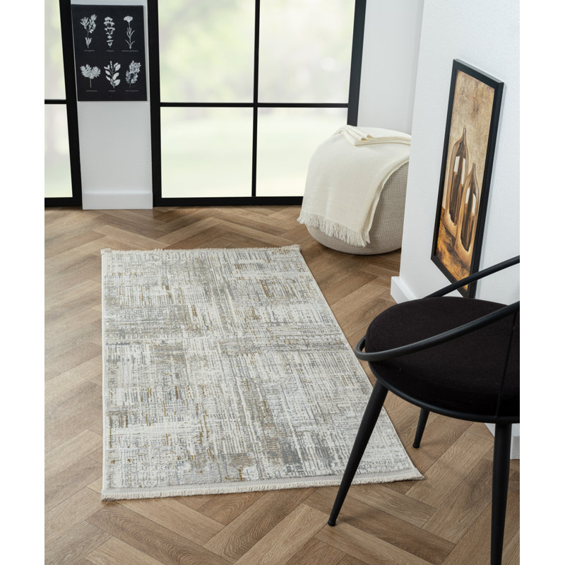 Thalia cream  Rug, Rectangle 80 x 150cm