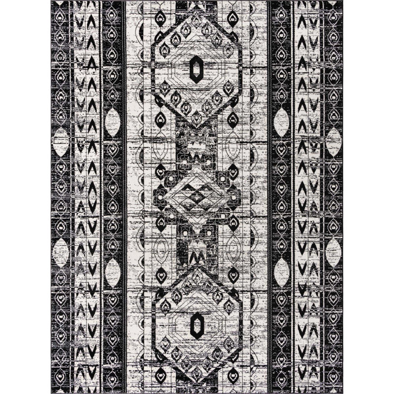 Ibaad Geometric Indoor Rug, Rectangle 7'10" x 11'