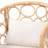 Bali & Pari Prisca Natural Rattan Counter Stool With Bubble Frame - Handwoven Wicker Accent Stool With Round Back And Removable Cushions For Kitchen Island Or Lounge