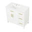 Base de meuble-lavabo simple 36 po seulement