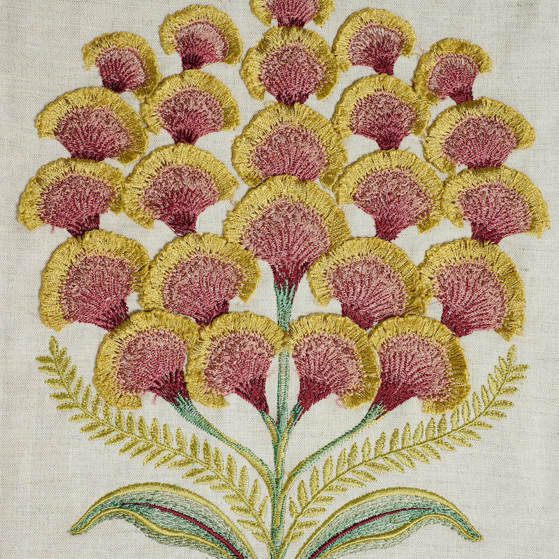 Aurelia Embroidery Fabric, Natural