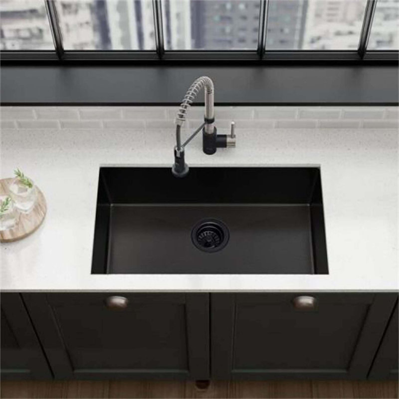 Évier de cuisine encastrable avec accessoires L 32 po x l 19 po