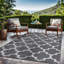 Tapis intérieur / extérieur gris / blanc cassé Aldo-1501987335