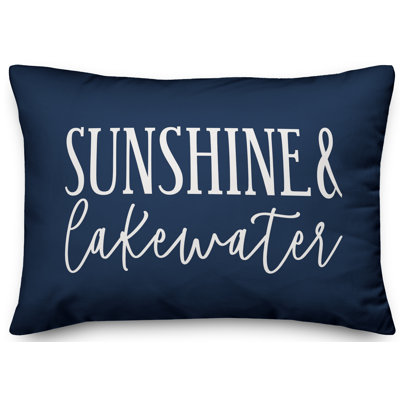  Coussin lombaire intérieur / extérieur Sunshine and Lakewater