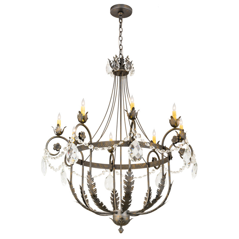 Pine Lake 8 - Light Dimmable Empire Chandelier