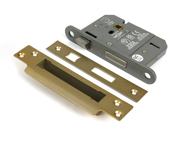 Sash Lock, Satin Brass