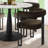 Graf 4 - Person Dining Table Sets With 40'' Round Table & 4 Upholstered Velvet Chairs-1563738154