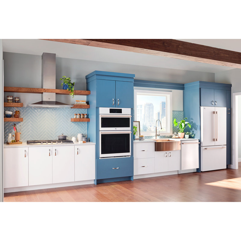 36" 600 CFM Ducted Wall Mount Range Hood with Nightlight, Wi-Fi, Remote Control Included, Gray, 36"