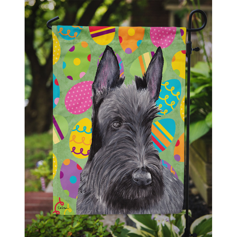 Drapeau de jardin Atara, Scottish-terrier (gris et noir)