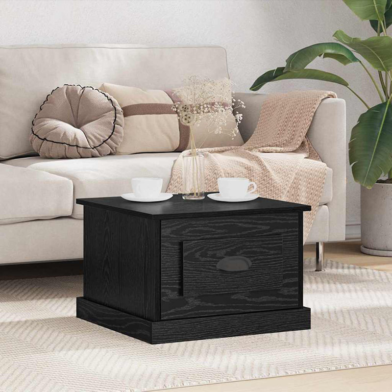 Coffee Table with Storage, Black