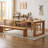 French style solid wood dining table.-110081327