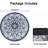 Round Outdoor Rugs for Patio 10Ft Waterproof Patio Rugs Clearance Plastic Lightweight RV Camping Mat Circle Outdoor Area Rug for Porch Camper Deck Beach Balcony Backyard-203176015-203176020