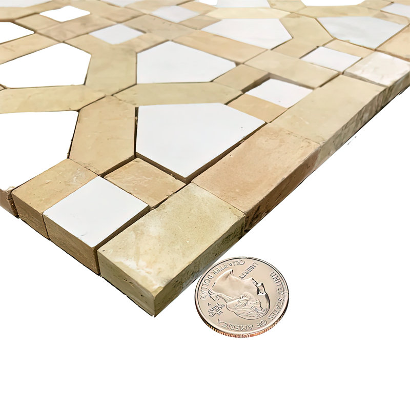 Cordoba Zellige 12" x 12" Mosaic Wall Tile