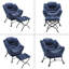 Fauteuil Lazy avec repose-pieds, fauteuil d'appoint moderne-736452320