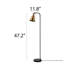 Lampe sur pied rétro 47 po Domineck