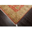 Tapis corail en laine noué à la main de conception unique 9 pi 1 po x 12 pi Elwina