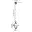 Luminaire suspendu géométrique 1 lumière Caloway-1908669192