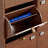 Modern Walnut Solid Manufactured Wood Shoe Storage