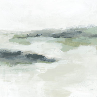Evika Sage Coast I On Canvas by June Erica Vess Print
