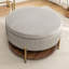 Repose-pieds rond avec rangement Charyn-119044833