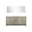 Meuble-lavabo double rustique P 20 po, comptoir en quartz et miroir 70 po-1807054856-1807054857