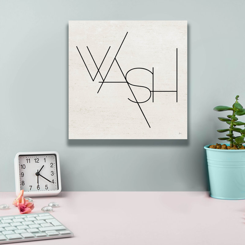 " Wash Dry Fold I " by Jess Aiken, 12" H x 12" W x 0.75" D