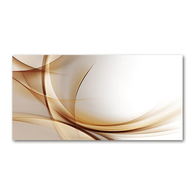Waves Abstraction - Wrapped Canvas Print