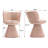 Upholstered  360° Swivel Barrel Accent Chair-1019233640