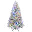 Arbre de Noël artificiel floqué avec lumières DEL-1636646340