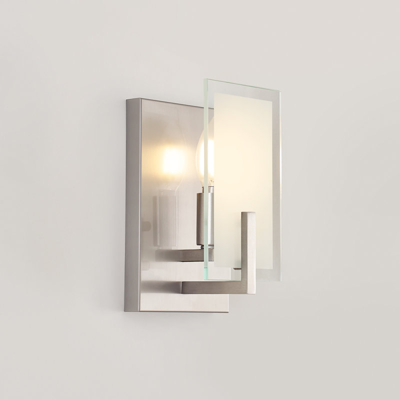 Syll 1 - Light Bath Sconce, No, Brushed Nickel