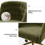 Chaise de travail en velours Doreen-1297583123