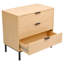Fielden 72cm W Manufactured Wood Bedside Table