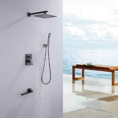 Complete Shower System with Rough in-Valve