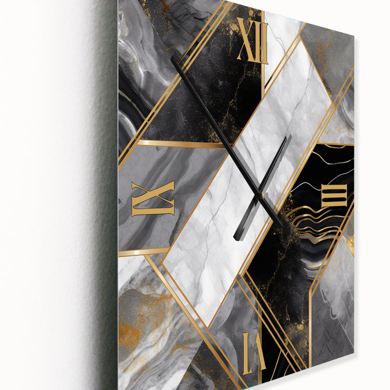 Horloge murale abstraite, Surdimensionné