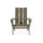 Foldable Outdoor Lounge Chair, Weather-Resistant Patio Seating with Classic Slatted Backrest, Grey-1732612496