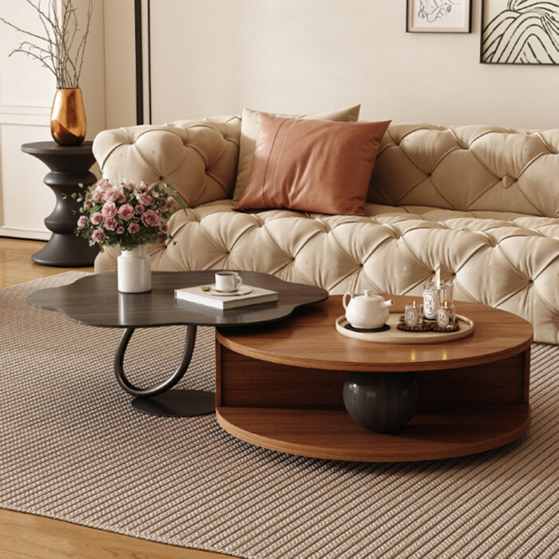 Table basse ronde haut de gamme