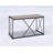 Reese Metal Console Table with Wooden Top