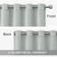 Aspire Homeware Linen 100% Blackout Curtain Pair for Hotel Style Bedroom Comfort-20591620-20591632