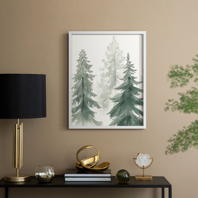 «Christmas Holiday Art XC III», reproduction encadrée - bois massif
